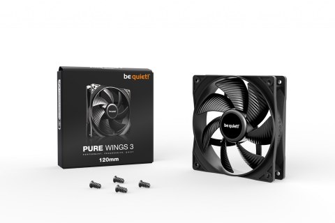 BE QUIET! Wentylator BE QUIET! PURE WINGS 3 120mm BE QUIET! Wentylator BE QUIET! PURE WINGS 3 120mm