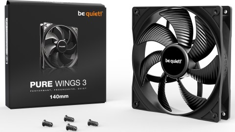 BE QUIET! Wentylator BE QUIET! PURE WINGS 3 140mm BE QUIET! Wentylator BE QUIET! PURE WINGS 3 140mm