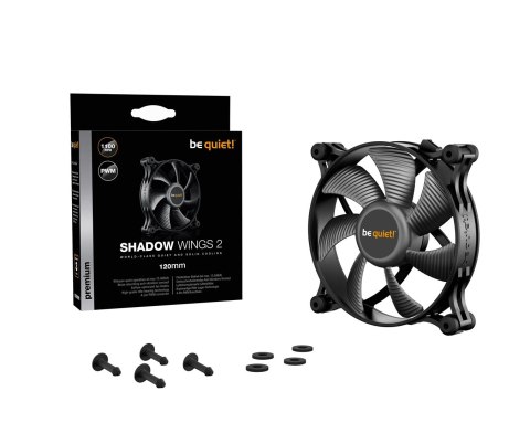 BE QUIET! Wentylator do komputera BE QUIET! SHADOW WINGS 2 BL085 (120 mm; 1100 obr/min) BE QUIET! Wentylator do komputera BE QUIET! SHADOW WINGS 2 BL085 (120 mm; 1100 obr/min)