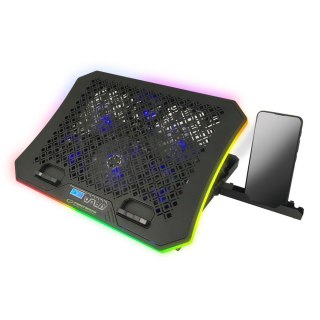 Esperanza ESPERANZA PODSTAWKA CHŁODZĄCA GAMING Z PODSTAWKĄ NA TELEFON RGB GALERNE EGC109