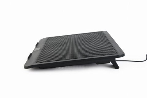 GEMBIRD GEMBIRD PODSTAWKA CHŁODZĄCA POD NOTEBOOKA 15" 1X WENTYLATOR 12CM, PODŚWIETLENIE LED, NBS-1F15-04 GEMBIRD GEMBIRD PODSTAWKA CHŁODZĄCA POD NOTEBOOKA 15" 1X WENTYLATOR 12CM, PODŚWIETLENIE LED, NBS-1F15-04