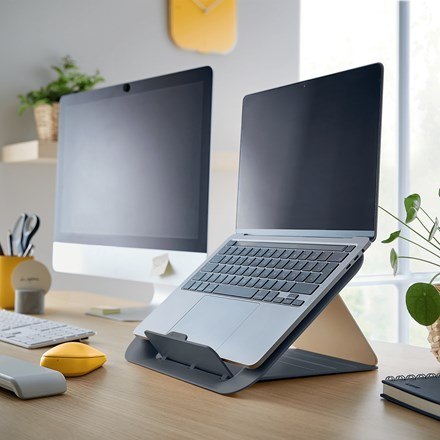 LEITZ LEITZ Podstawka pod laptopa Ergo Cosy, szara LEITZ LEITZ Podstawka pod laptopa Ergo Cosy, szara