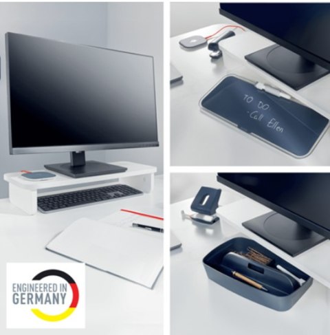 LEITZ LEITZ Podstawka pod monitor Leitz Ergo, biała LEITZ LEITZ Podstawka pod monitor Leitz Ergo, biała