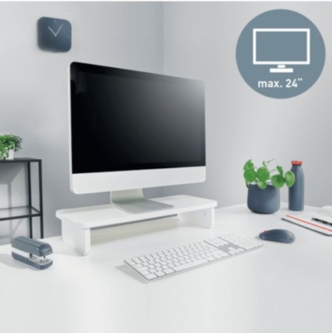LEITZ LEITZ Podstawka pod monitor Leitz Ergo, biała LEITZ LEITZ Podstawka pod monitor Leitz Ergo, biała