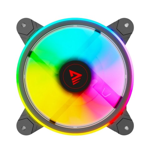 SAVIO SAVIO ZESTAW 4 WENTYLATORÓW ARGB 120 MM WRAZ Z KONTROLEREM ORAZ PILOTEM FAN-01 SAVIO SAVIO ZESTAW 4 WENTYLATORÓW ARGB 120 MM WRAZ Z KONTROLEREM ORAZ PILOTEM FAN-01