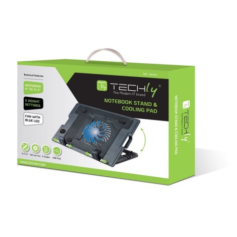 TECHly TECHLY PODSTAWKA CHŁODZĄCA WENTYLATOR POD LAPTOPA TECHly TECHLY PODSTAWKA CHŁODZĄCA WENTYLATOR POD LAPTOPA