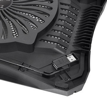 Thermaltake Podkładka chłodząca pod laptop Thermaltake Massive V20 CL-N004-PL20BL-A (17.x cala; 1 wentylator) Thermaltake Podkładka chłodząca pod laptop Thermaltake Massive V20 CL-N004-PL20BL-A (17.x cala; 1 wentylator)