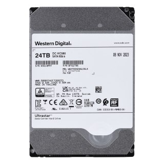 Western Digital Dysk serwerowy HDD Western Digital Ultrastar HC580 WUH722424ALE6L4 (24 TB; 3,5"; SATA)