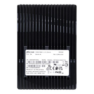 Micron Dysk SSD Micron 7450 MAX 800GB U.3 (15mm) NVMe Gen4 MTFDKCC800TFS-1BC1ZABYYR (DWPD 3)