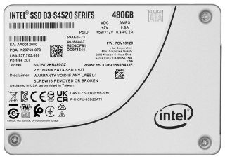 SOLIDIGM Dysk SSD Solidigm (Intel) S4520 480GB SATA 2.5" SSDSC2KB480GZ01 (DWPD up to 3)