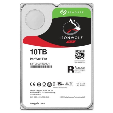 Seagate Dysk HDD Seagate IronWolf Pro (10 TB; 256MB; 3.5"; SATA) Seagate Dysk HDD Seagate IronWolf Pro (10 TB; 256MB; 3.5"; SATA)