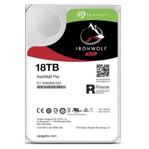 Seagate Dysk HDD Seagate IronWolf Pro (18 TB; 256MB; 3.5"; SATA) Seagate Dysk HDD Seagate IronWolf Pro (18 TB; 256MB; 3.5"; SATA)
