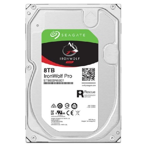 Seagate Dysk HDD Seagate IronWolf Pro (8 TB; 256MB; 3.5"; SATA) Seagate Dysk HDD Seagate IronWolf Pro (8 TB; 256MB; 3.5"; SATA)
