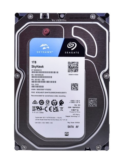 Seagate Dysk twardy HDD Seagate SkyHawk 1TB 3,5" SATA ST1000VX013 Seagate Dysk twardy HDD Seagate SkyHawk 1TB 3,5" SATA ST1000VX013