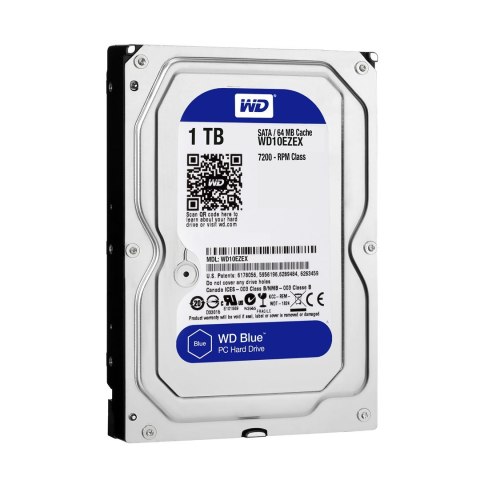 WD Dysk HDD WD Blue WD10EZEX (1 TB ; 3.5"; 64 MB; 7200 obr/min)