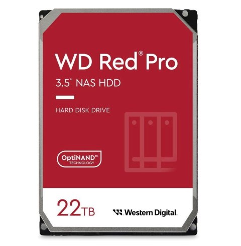 WD Dysk HDD WD Red Pro WD221KFGX (22 TB ; 3.5"; 512 MB; 7200 obr/min) WD Dysk HDD WD Red Pro WD221KFGX (22 TB ; 3.5"; 512 MB; 7200 obr/min)