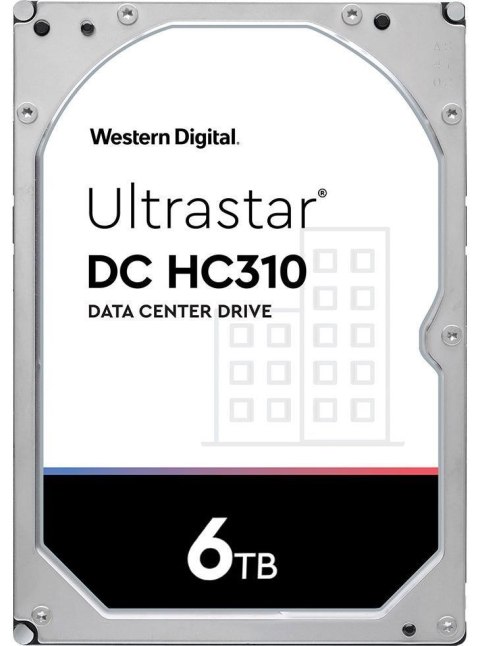 Western Digital Dysk serwerowy HDD Western Digital Ultrastar DC HC310 (7K6) HUS726T6TAL5204 (6 TB; 3.5"; SAS3)