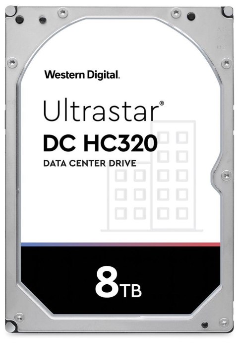 Western Digital Dysk serwerowy HDD Western Digital Ultrastar DC HC320 (7K8) HUS728T8TAL4204 (8 TB; 3.5"; SAS3) Western Digital Dysk serwerowy HDD Western Digital Ultrastar DC HC320 (7K8) HUS728T8TAL4204 (8 TB; 3.5"; SAS3)