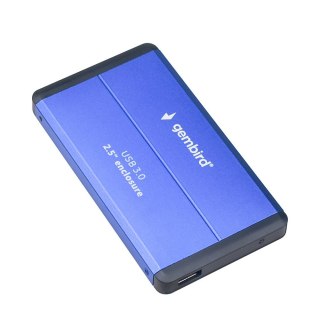 GEMBIRD GEMBIRD OBUDOWA HDD/SSD USB 3.0 2.5" SATA, ALUMINIUM, NIEBIESKA