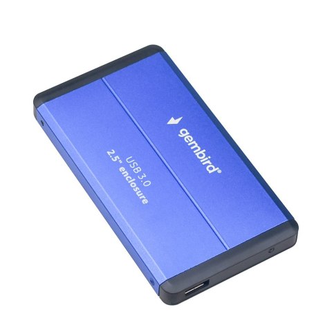 GEMBIRD GEMBIRD OBUDOWA HDD/SSD USB 3.0 2.5" SATA, ALUMINIUM, NIEBIESKA