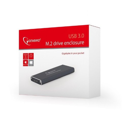 GEMBIRD Kieszeń GEMBIRD EE2280-U3C-01 (M.2; Micro USB 3.0 B; Aluminium; kolor czarny) GEMBIRD Kieszeń GEMBIRD EE2280-U3C-01 (M.2; Micro USB 3.0 B; Aluminium; kolor czarny)