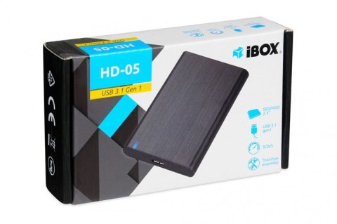 IBOX OBUDOWA I-BOX HD-05 ZEW 2,5" USB 3.1 GEN.1 BLACK IBOX OBUDOWA I-BOX HD-05 ZEW 2,5" USB 3.1 GEN.1 BLACK
