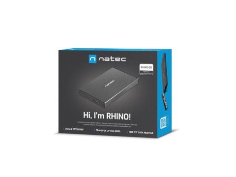 NATEC Obudowa NATEC Rhino GO NKZ-0941 (2.5"; USB 3.0; Aluminium; kolor czarny)