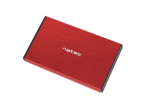 NATEC Obudowa NATEC Rhino Go NKZ-1279 (2.5"; USB 3.0; Aluminium; kolor czerwony) NATEC Obudowa NATEC Rhino Go NKZ-1279 (2.5"; USB 3.0; Aluminium; kolor czerwony)