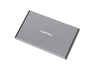 NATEC Obudowa na dysk NATEC Rhino Go NKZ-1281 (2.5"; USB 3.0; Aluminium; kolor szary)