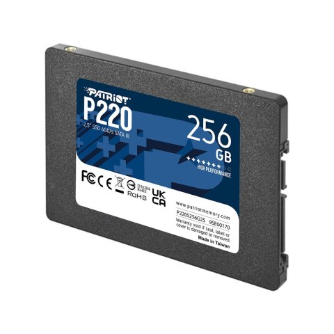 Patriot Memory SSD Patriot P220 256GB SATA3 2,5" Patriot Memory SSD Patriot P220 256GB SATA3 2,5"