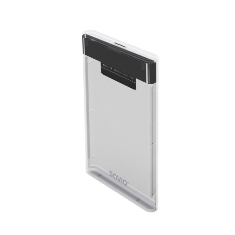SAVIO SAVIO ZEWNĘTRZNA OBUDOWA NA DYSK HDD/SDD 2,5", USB 3.0, TRANSPARENTNA, AK-66 SAVIO SAVIO ZEWNĘTRZNA OBUDOWA NA DYSK HDD/SDD 2,5", USB 3.0, TRANSPARENTNA, AK-66