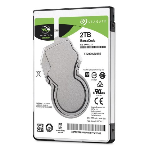 Seagate Dysk HDD Seagate Barracuda ST2000LM015 (2 TB ; 2.5"; 128 MB; 5400 obr/min)
