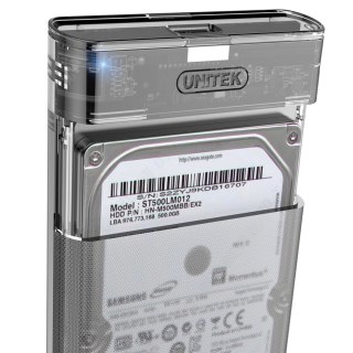 UNITEK UNITEK OBUDOWA USB 3.1 HDD/SSD SATA 6G UASP S1103A