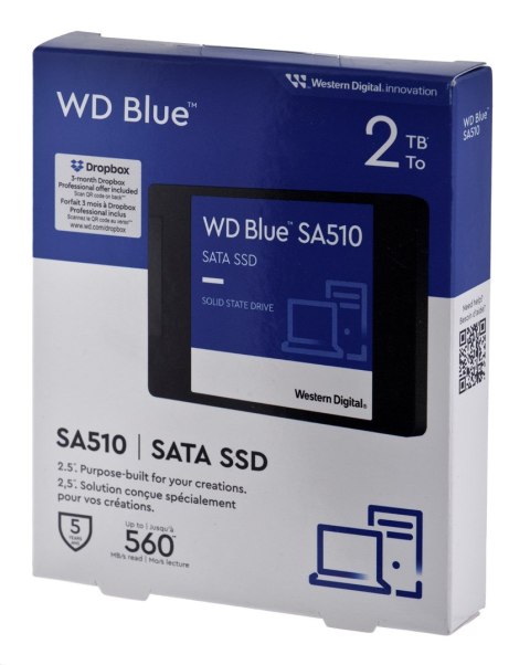 WD Dysk SSD WD Blue 2TB 2,5" SATA WDS200T3B0A WD Dysk SSD WD Blue 2TB 2,5" SATA WDS200T3B0A
