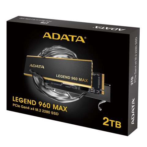 ADATA Dysk SSD ADATA Legend 960 MAX 2TB M.2 2280 PCI-E x4 Gen4 NVMe