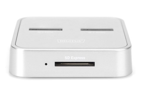 DIGITUS DIGITUS STACJA DOKUJĄCA DO SSD M.2 NVME + M.2 SATA Z CZYTNIKIEM KART SD EXPRESS, USB-C DA-71546