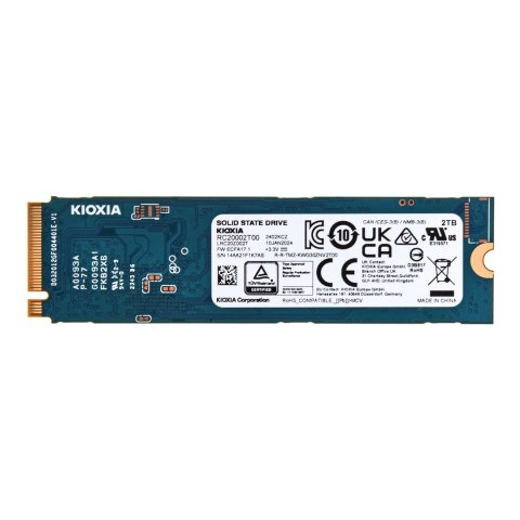 KIOXIA SSD KIOXIA Exceria (G2) NVMe M.2 2TB KIOXIA SSD KIOXIA Exceria (G2) NVMe M.2 2TB