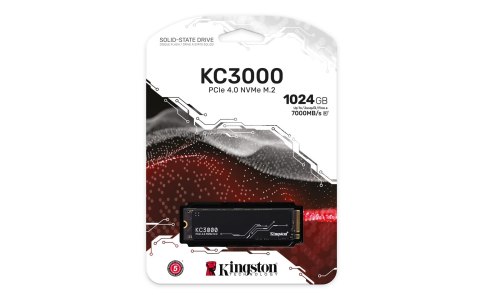 Kingston Dysk SSD Kingston KC3000 (1TB; M.2 2280; PCIe 4.0 x4 NVMe; SKC3000S/1024G) Kingston Dysk SSD Kingston KC3000 (1TB; M.2 2280; PCIe 4.0 x4 NVMe; SKC3000S/1024G)