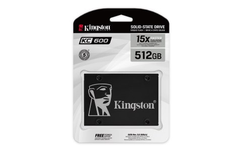 Kingston Dysk SSD Kingston KC600 (512GB; 2.5"; SATA 3.0; SKC600/512G)