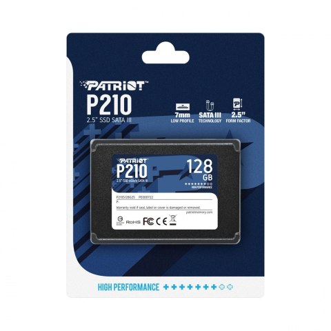Patriot Memory SSD Patriot P210 128GB SATA3 2.5 Patriot Memory SSD Patriot P210 128GB SATA3 2.5