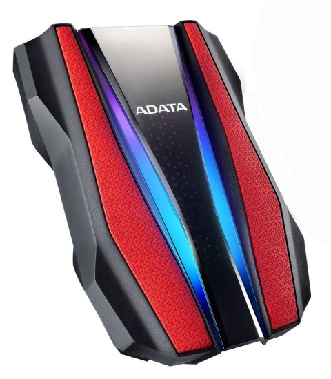 ADATA Dysk zewnętrzny HDD ADATA HD770G (1TB; 2.5"; USB 3.2; czerwony)