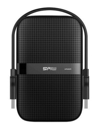 Silicon Power Dysk zewnętrzny HDD Silicon Power Armor A60 (2TB; 2.5"; USB 3.2; 5400 obr/min; Black; SP020TBPHDA60S3A)