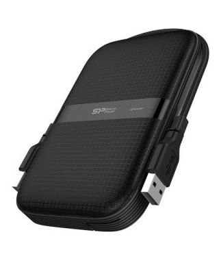 Silicon Power Dysk zewnętrzny HDD Silicon Power Armor A60 (2TB; 2.5"; USB 3.2; 5400 obr/min; Black; SP020TBPHDA60S3A)