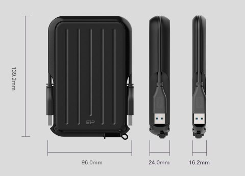 Silicon Power Dysk zewnętrzny HDD Silicon Power Armor A66 (4TB; 2,5"; USB 3.2; Blue; SP040TBPHD66LS3B) Silicon Power Dysk zewnętrzny HDD Silicon Power Armor A66 (4TB; 2,5"; USB 3.2; Blue; SP040TBPHD66LS3B)