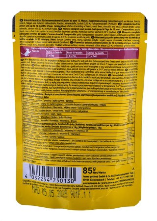 JOSERA JOSERA Pate Kurczak i marchew - mokra karma dla kociąt - saszetka - 85 g