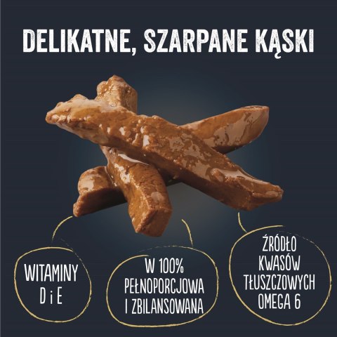 PURINA NESTLE FELIX Tasty Shreds z wołowiną i kurczakiem - mokra karma dla kota - 4x 80g PURINA NESTLE FELIX Tasty Shreds z wołowiną i kurczakiem - mokra karma dla kota - 4x 80g