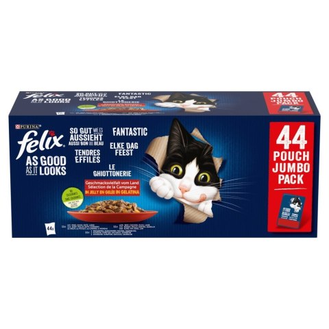 PURINA NESTLE PURINA FELIX AGAIL GiJ MV Bf 44x85g PURINA NESTLE PURINA FELIX AGAIL GiJ MV Bf 44x85g