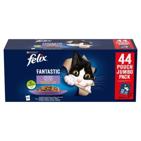 PURINA NESTLE PURINA FELIX AGAIL GiJ MV Mixed 44x85g PURINA NESTLE PURINA FELIX AGAIL GiJ MV Mixed 44x85g