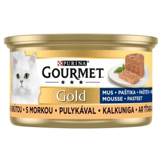 PURINA NESTLE PURINA Gourmet Gold Mus z indykiem - mokra karma dla kota - 85 g
