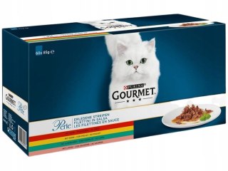 PURINA NESTLE Purina Gourmet Perle fileciki w sosie Mix Smaków - mokra karma dla kota - 60x85 g